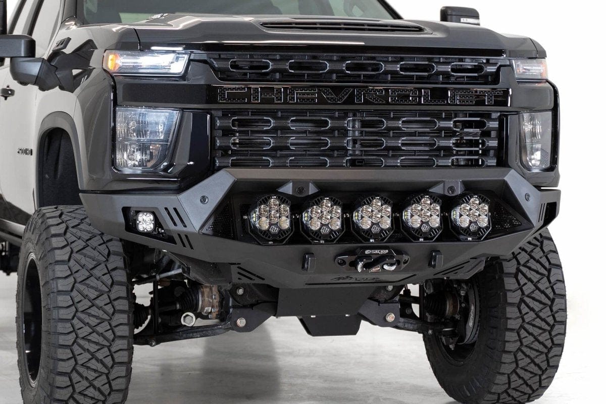 ADD F270043500103 2020 - 2023 Chevy Silverado 2500/3500 HD Bomber Winch Front Bumper - Rugged Truck Gear