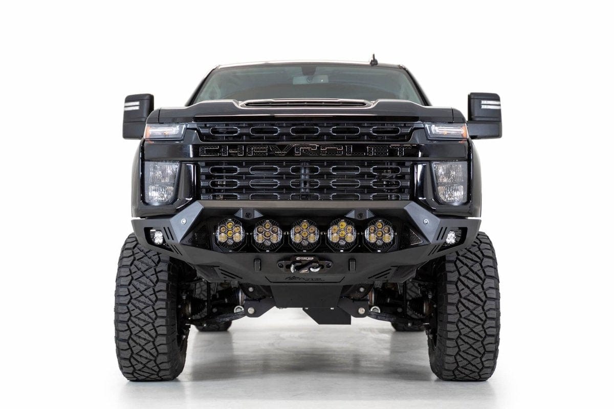 ADD F270043500103 2020 - 2023 Chevy Silverado 2500/3500 HD Bomber Winch Front Bumper - Rugged Truck Gear