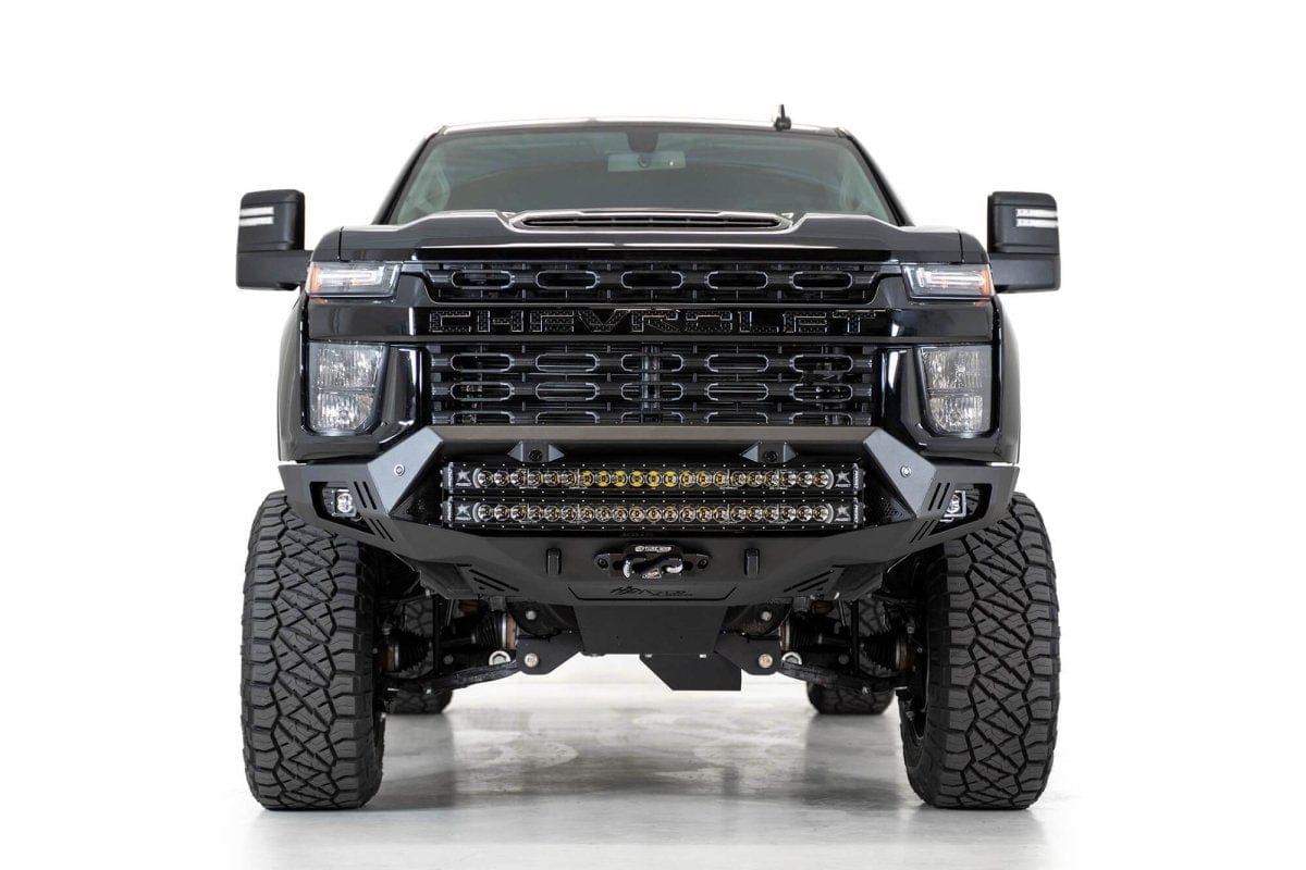 ADD F270043500103 2020 - 2023 Chevy Silverado 2500/3500 HD Bomber Winch Front Bumper - Rugged Truck Gear