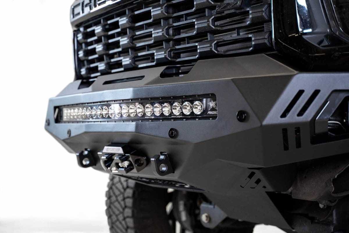 ADD F271202890103 2020 - 2023 Chevy Silverado 2500/3500 HD Stealth Fighter Winch Front Bumper - Rugged Truck Gear