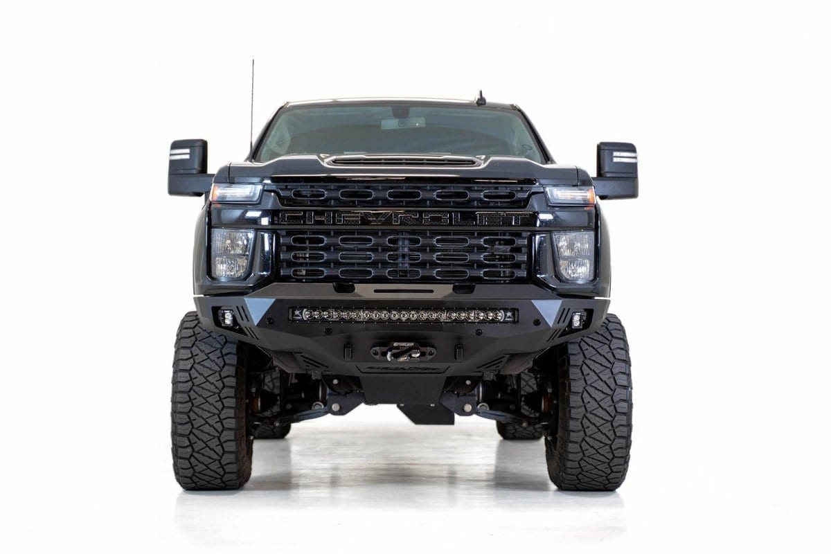 ADD F271202890103 2020 - 2023 Chevy Silverado 2500/3500 HD Stealth Fighter Winch Front Bumper - Rugged Truck Gear