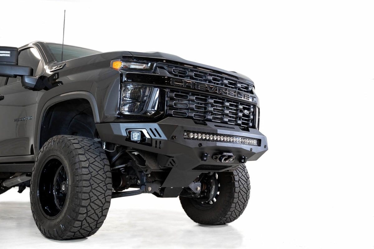 ADD F271202890103 2020 - 2023 Chevy Silverado 2500/3500 HD Stealth Fighter Winch Front Bumper - Rugged Truck Gear