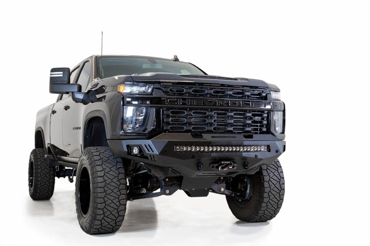ADD F271202890103 2020 - 2023 Chevy Silverado 2500/3500 HD Stealth Fighter Winch Front Bumper - Rugged Truck Gear