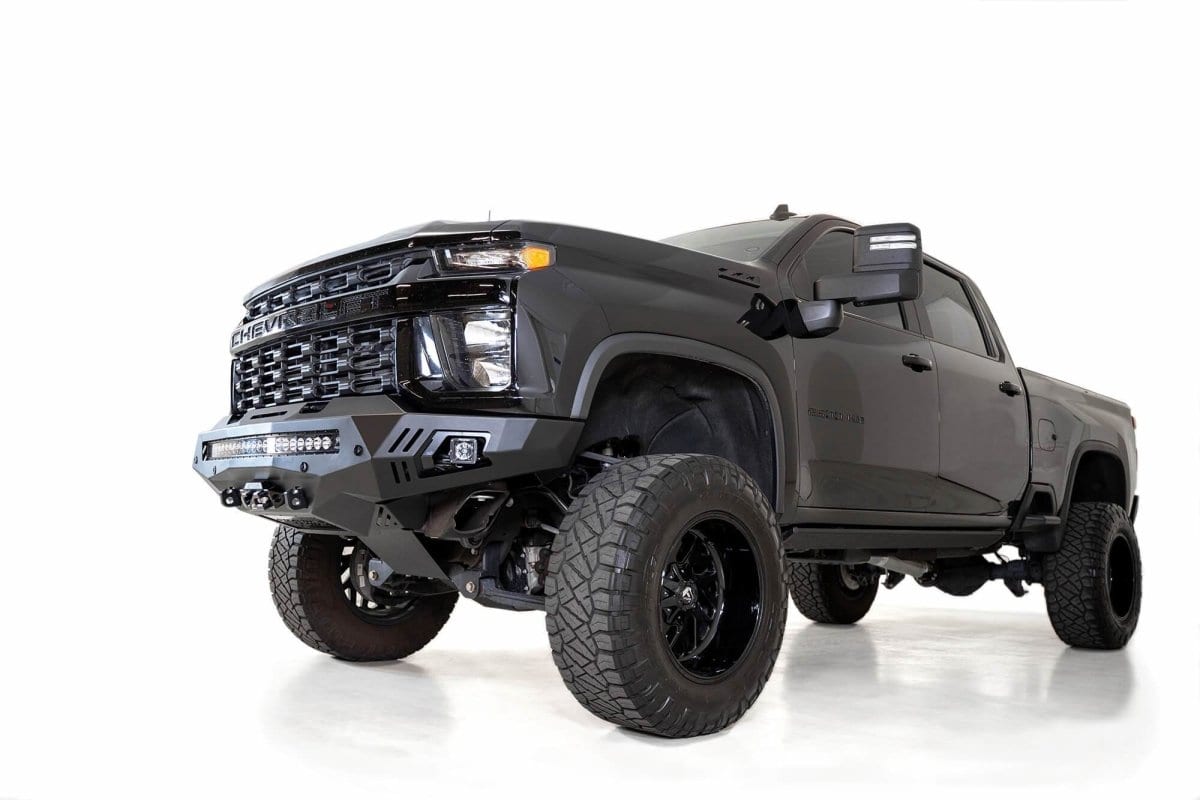 ADD F271202890103 2020 - 2023 Chevy Silverado 2500/3500 HD Stealth Fighter Winch Front Bumper - Rugged Truck Gear