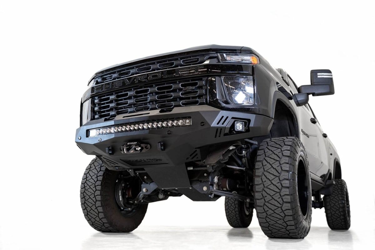 ADD F271202890103 2020 - 2023 Chevy Silverado 2500/3500 HD Stealth Fighter Winch Front Bumper - Rugged Truck Gear