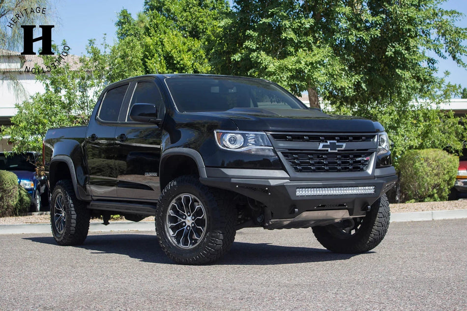 ADD F371192740103 2017 - 2020 Chevy Colorado ZR2 Stealth Fighter Front Bumper - Rugged Truck Gear
