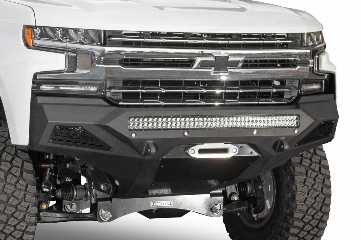 ADD F441423030103 2019 - 2021 Chevy Silverado 1500 Stealth Fighter Front Winch Bumper - Rugged Truck Gear