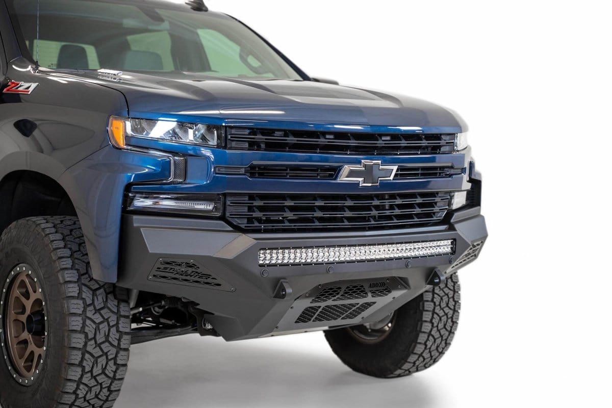 ADD F441763030103 2019 - 2021 Chevy Silverado 1500 Stealth Fighter Front Bumper - Rugged Truck Gear