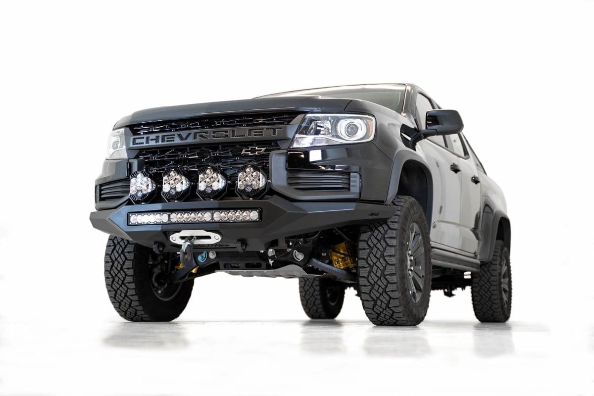 ADD F451202190103 2021 - 2022 Chevy Colorado ZR2 Stealth Fighter Front Bumper - Rugged Truck Gear