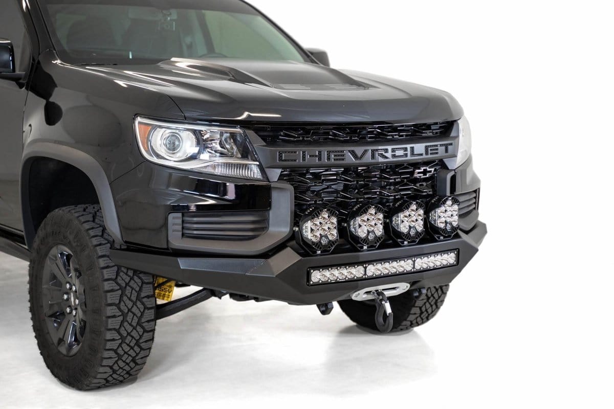 ADD F451202190103 2021 - 2022 Chevy Colorado ZR2 Stealth Fighter Front Bumper - Rugged Truck Gear