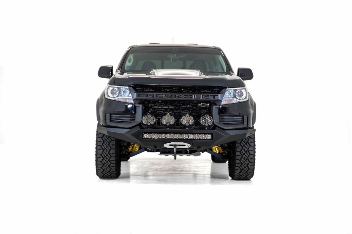 ADD F451202190103 2021 - 2022 Chevy Colorado ZR2 Stealth Fighter Front Bumper - Rugged Truck Gear