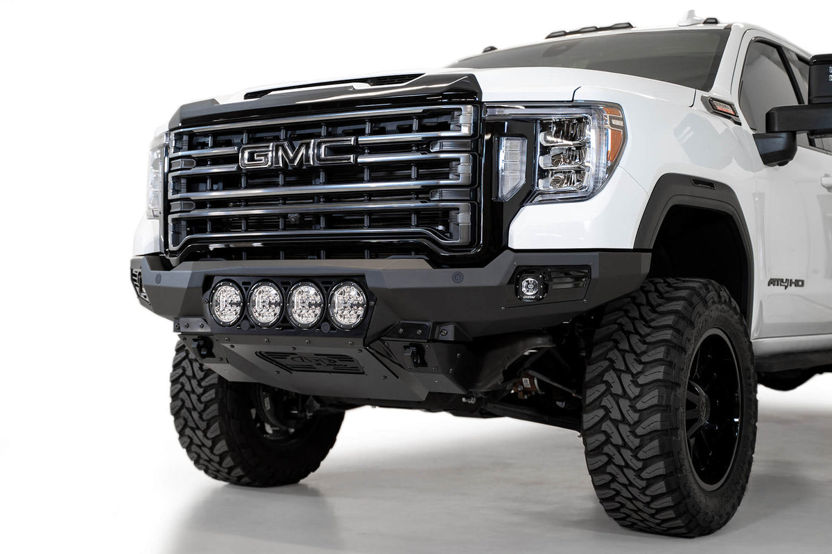 ADD F460014110103 2020 - 2023 GMC Sierra 2500/3500 HD Bomber Front Bumper (Rigid) - Rugged Truck Gear