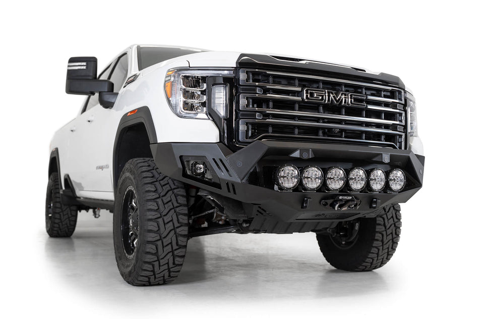 ADD F460053500103 2020 - 2023 GMC Sierra 2500/3500 Bomber HD Front Bumper - Rugged Truck Gear