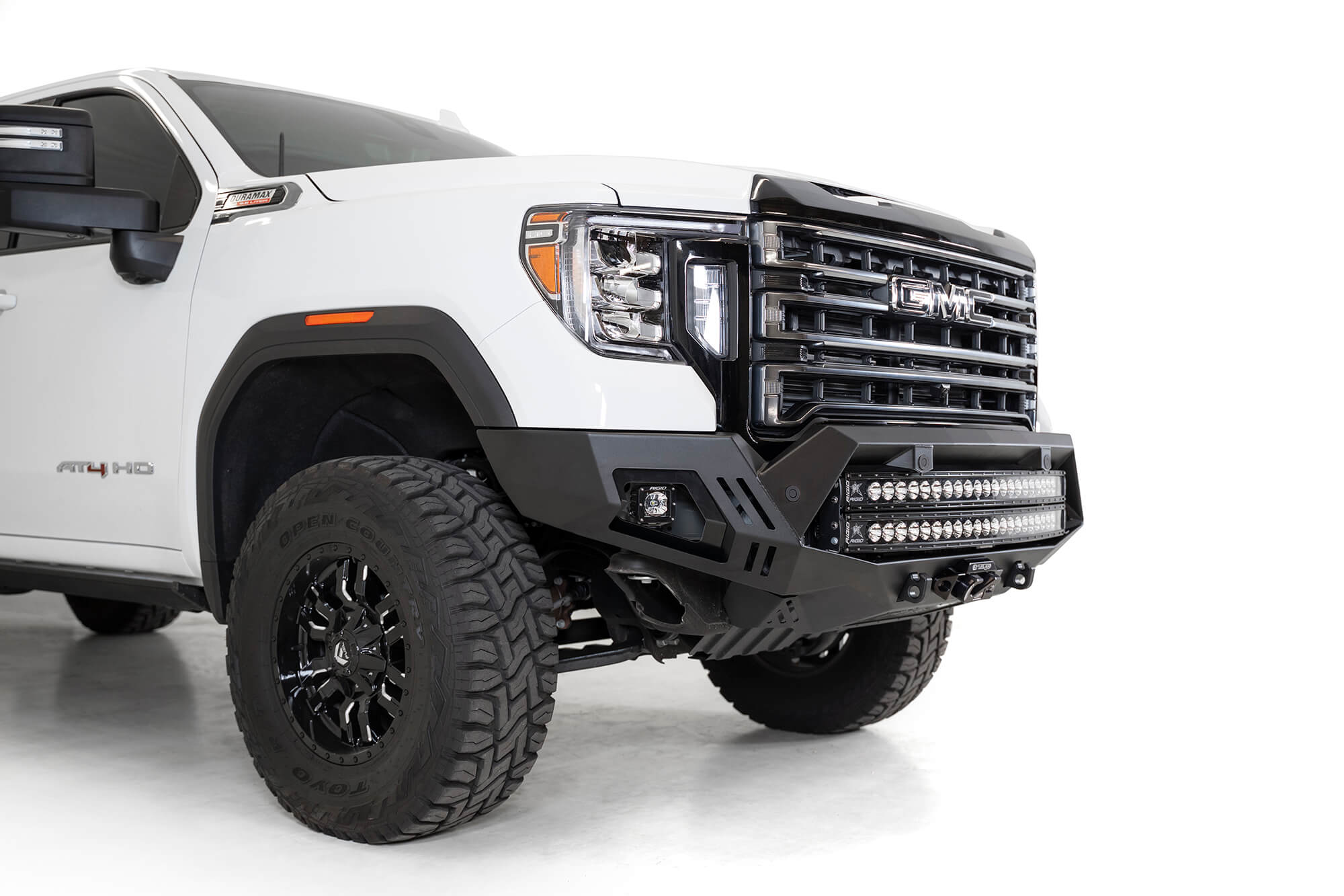 ADD F460053500103 2020 - 2023 GMC Sierra 2500/3500 Bomber HD Front Bumper - Rugged Truck Gear