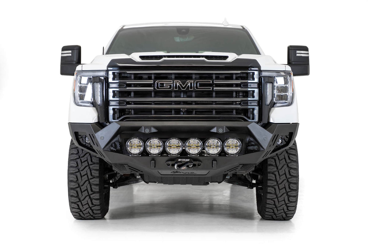 ADD F460053500103 2020 - 2023 GMC Sierra 2500/3500 Bomber HD Front Bumper - Rugged Truck Gear