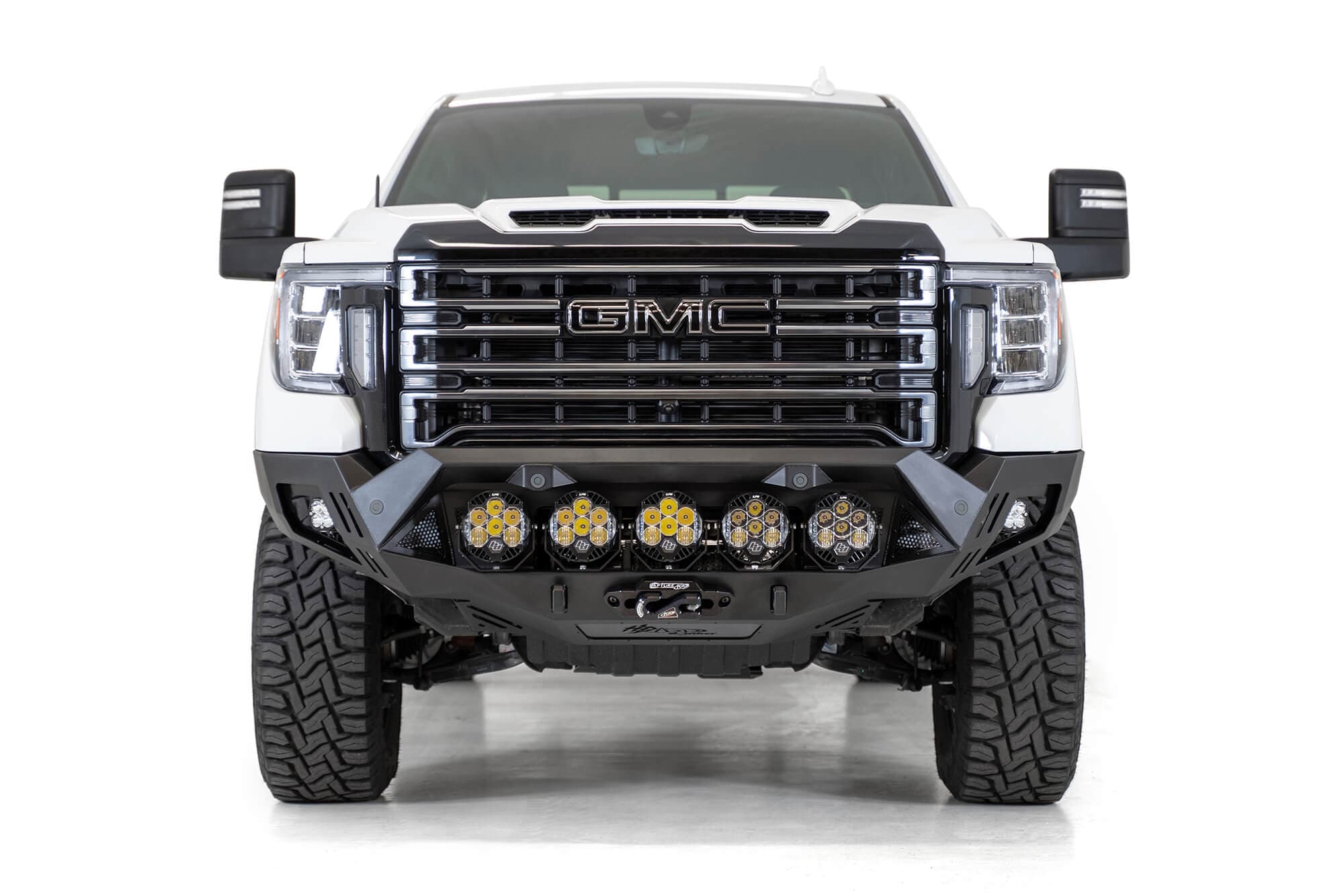 ADD F460053500103 2020 - 2023 GMC Sierra 2500/3500 Bomber HD Front Bumper - Rugged Truck Gear