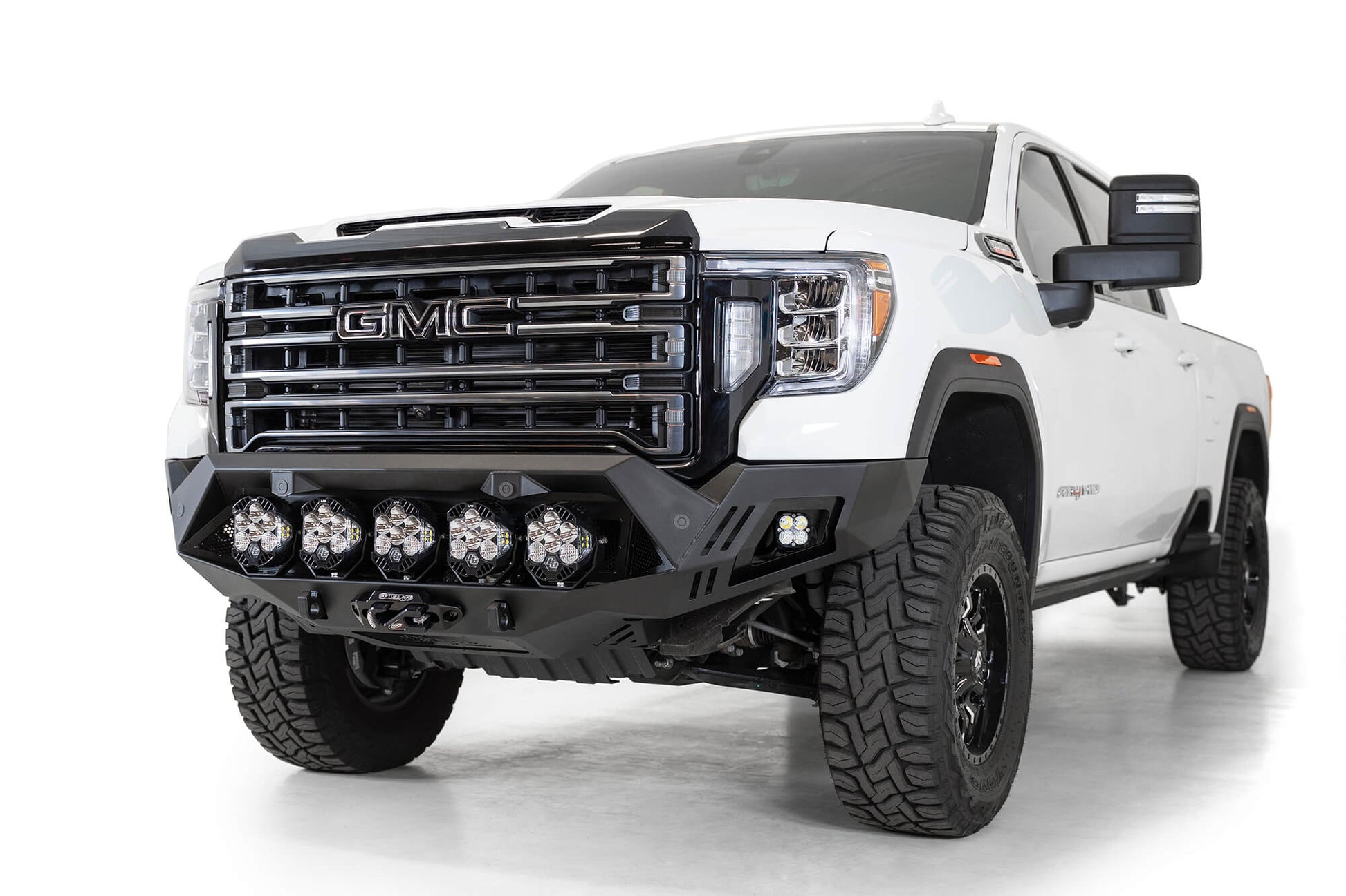 ADD F460053500103 2020 - 2023 GMC Sierra 2500/3500 Bomber HD Front Bumper - Rugged Truck Gear