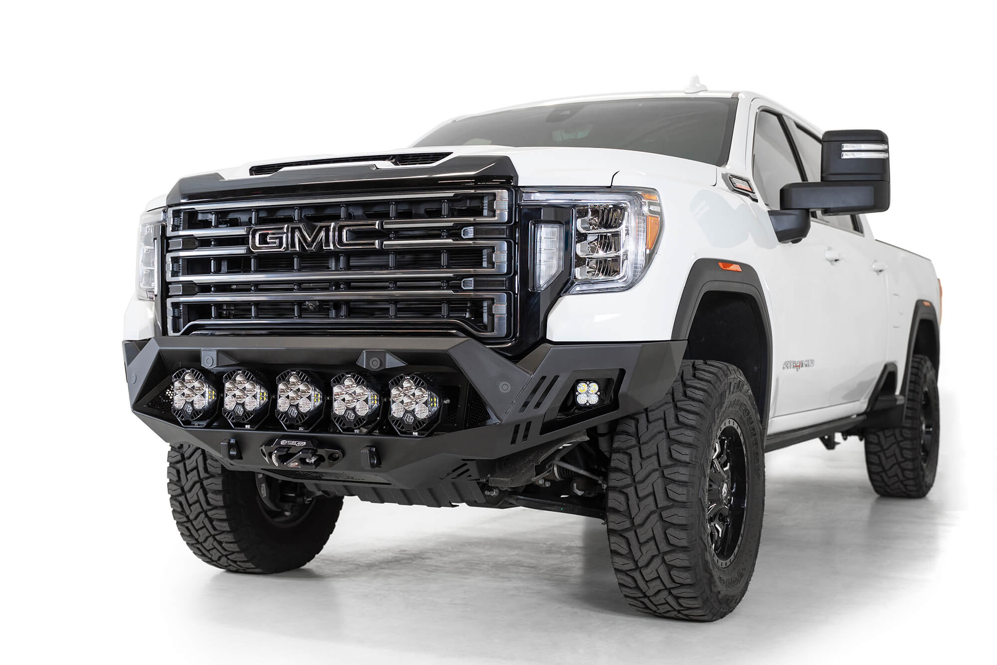 ADD F460053500103 2020 - 2023 GMC Sierra 2500/3500 Bomber HD Front Bumper - Rugged Truck Gear