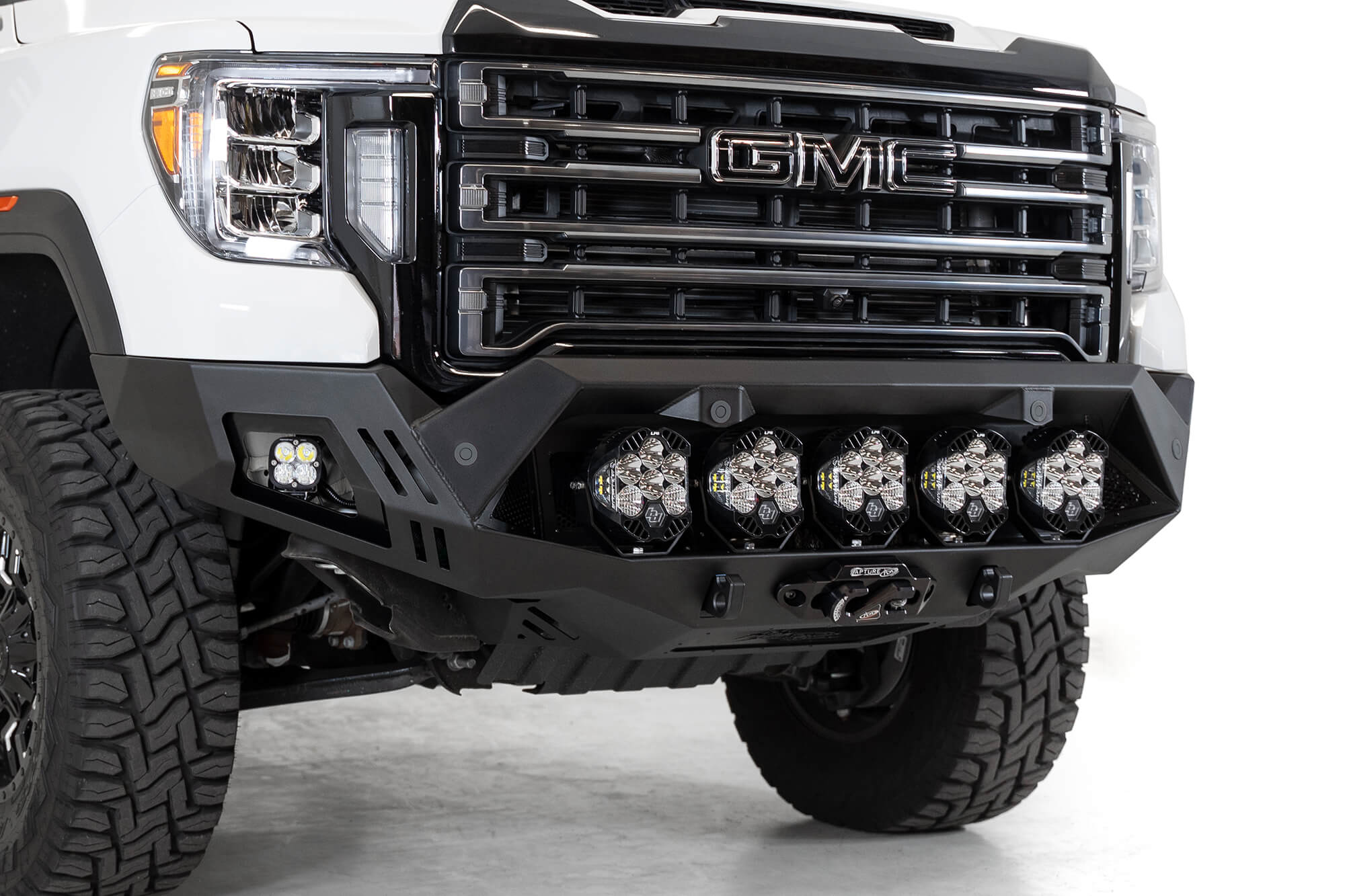 ADD F460053500103 2020 - 2023 GMC Sierra 2500/3500 Bomber HD Front Bumper - Rugged Truck Gear