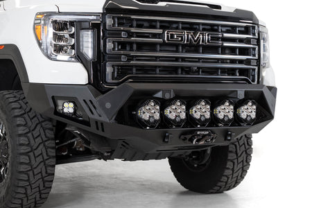 ADD F460053500103 2020 - 2023 GMC Sierra 2500/3500 Bomber HD Front Bumper - Rugged Truck Gear