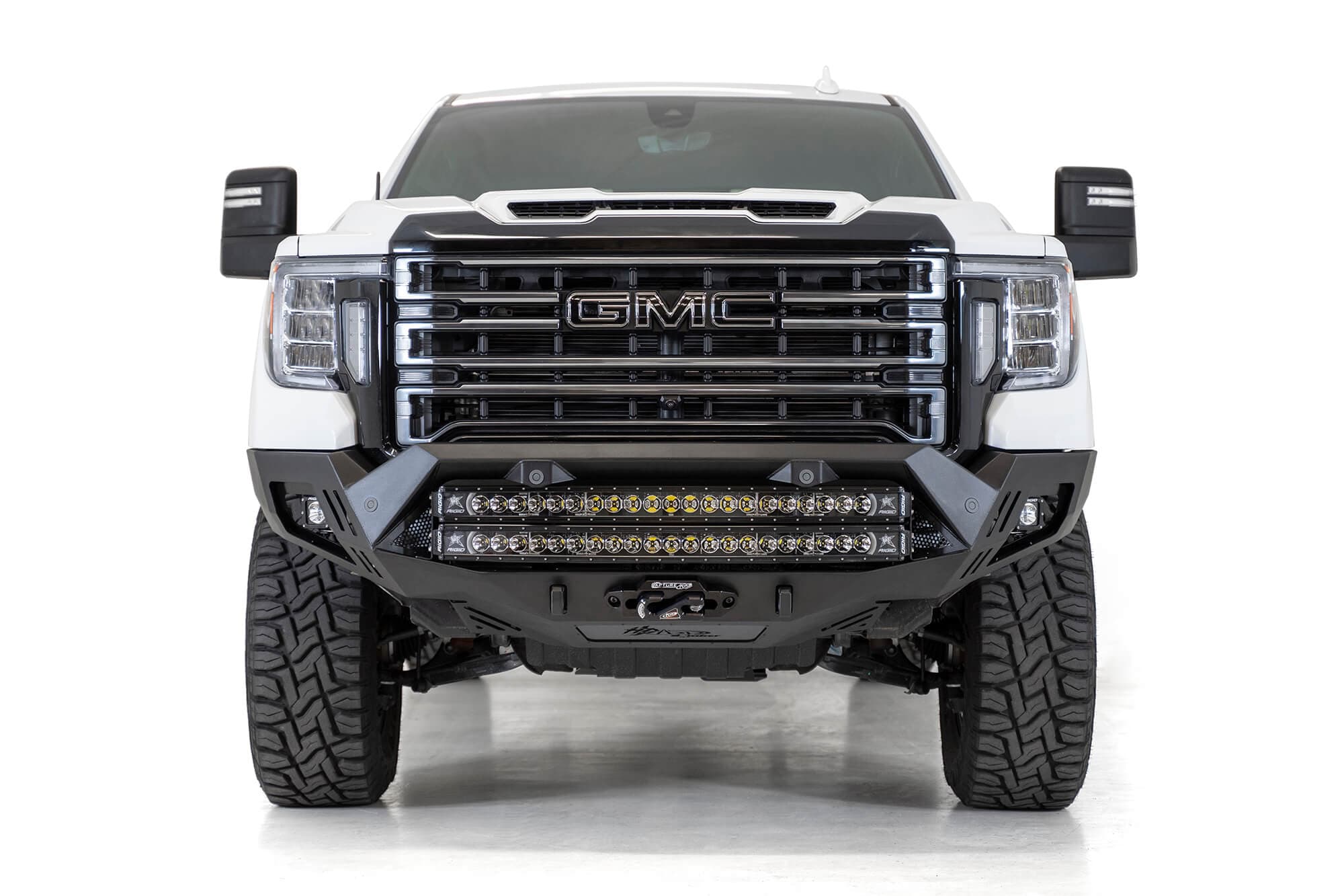 ADD F460053500103 2020 - 2023 GMC Sierra 2500/3500 Bomber HD Front Bumper - Rugged Truck Gear