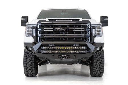 ADD F460053500103 2020 - 2023 GMC Sierra 2500/3500 Bomber HD Front Bumper - Rugged Truck Gear