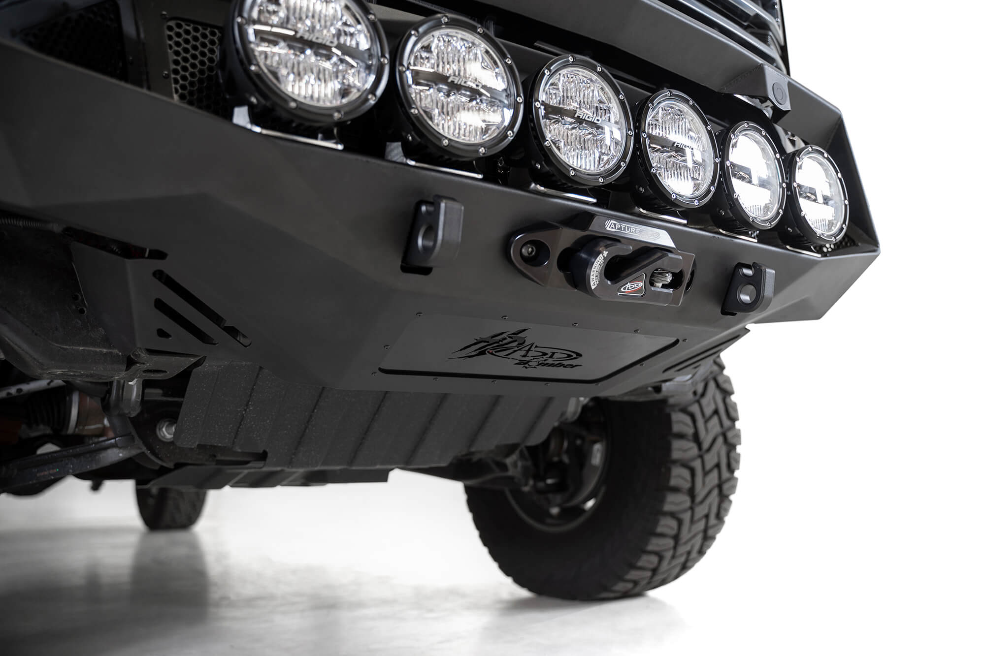 ADD F460053500103 2020 - 2023 GMC Sierra 2500/3500 Bomber HD Front Bumper - Rugged Truck Gear