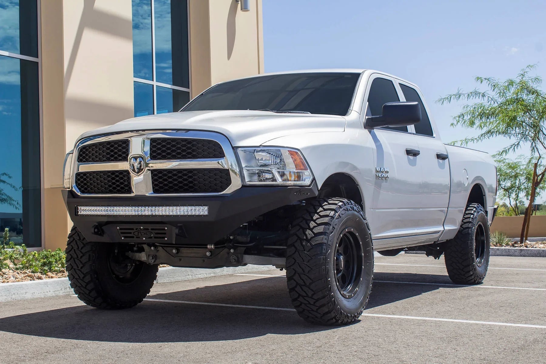 ADD F501192770103 2013 - 2018 Ram 1500 Stealth Fighter Front Bumper - Rugged Truck Gear