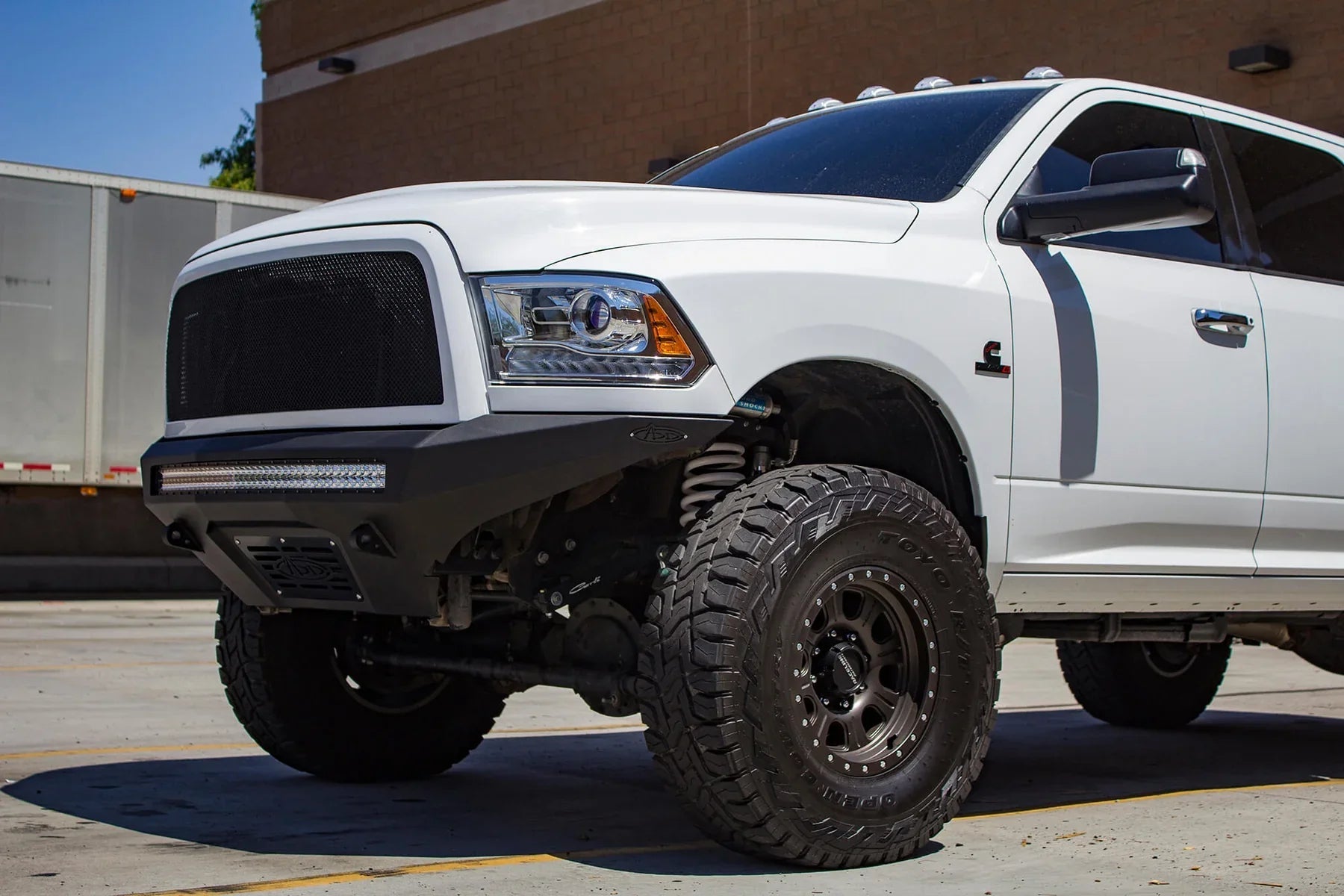 ADD F511182770103 2010 - 2018 Dodge Ram 2500/3500 Stealth Fighter Front Bumper - Rugged Truck Gear