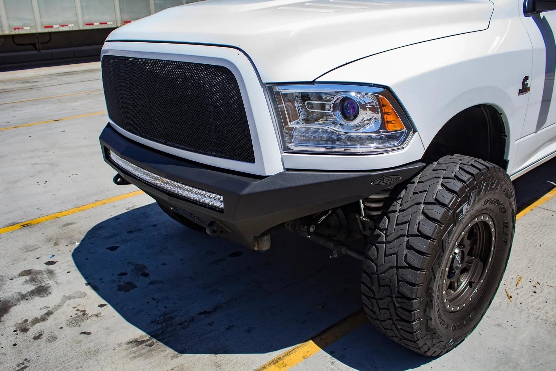 ADD F511182770103 2010 - 2018 Dodge Ram 2500/3500 Stealth Fighter Front Bumper - Rugged Truck Gear