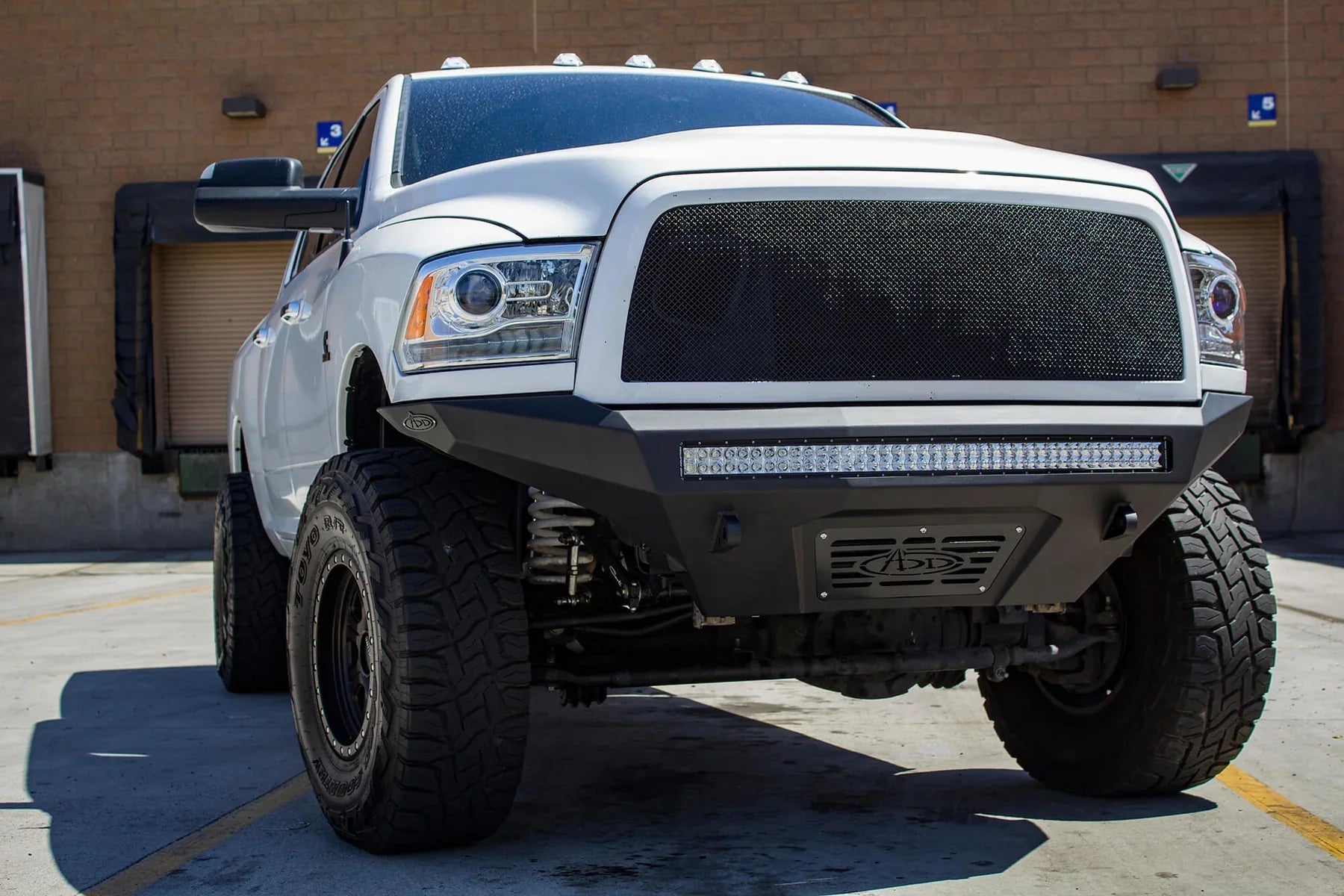 ADD F511182770103 2010 - 2018 Dodge Ram 2500/3500 Stealth Fighter Front Bumper - Rugged Truck Gear