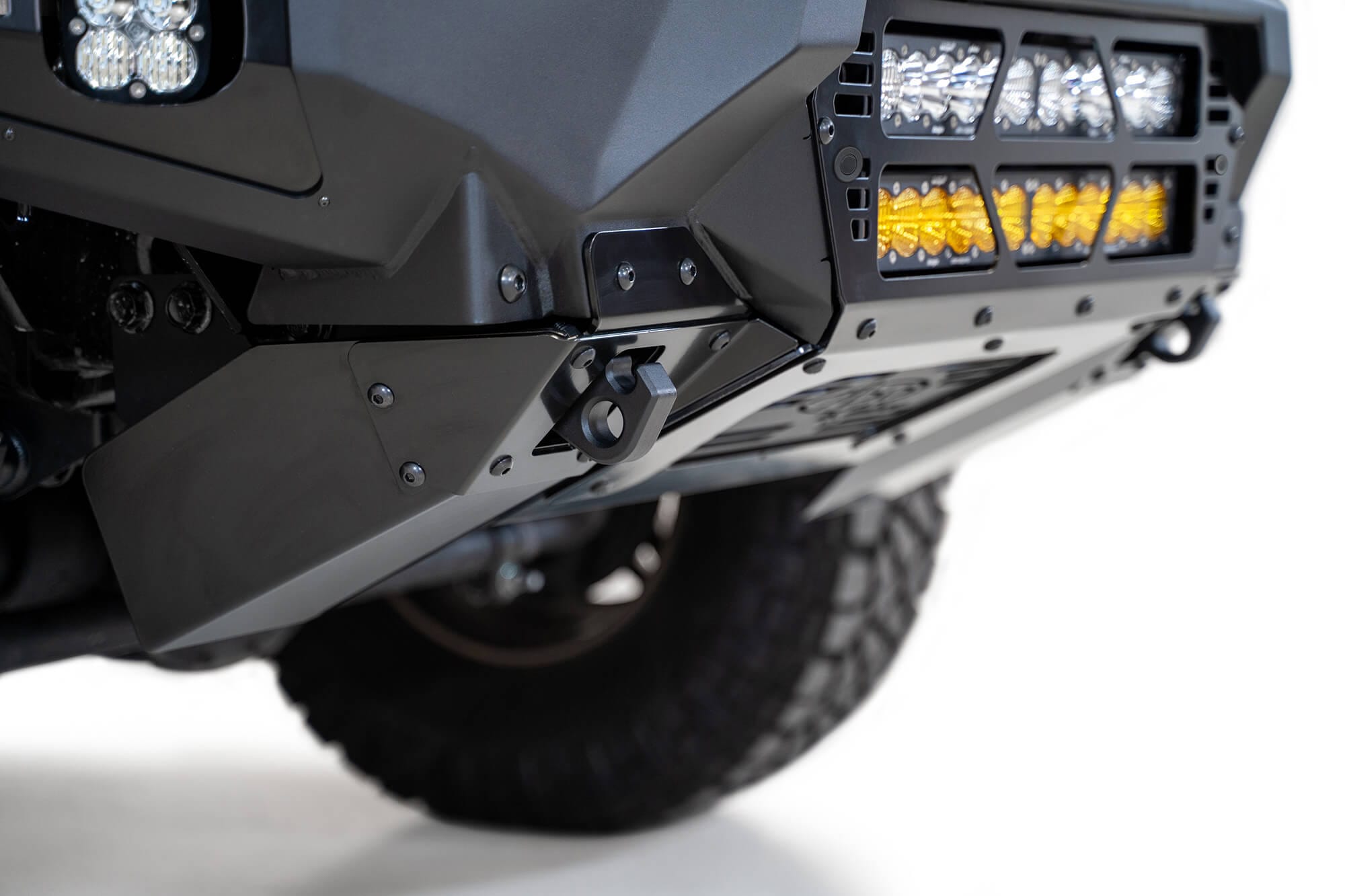 ADD F560012140103 2019 - 2023 Ram 2500/3500 Bomber Front Bumper (20 Inch Lights) - Rugged Truck Gear