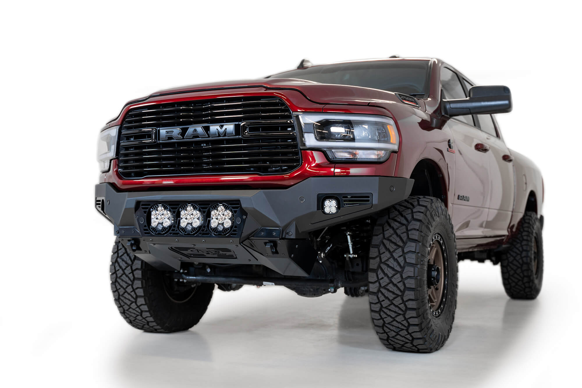 ADD F560014100103 2019 - 2023 Ram 2500/3500 Bomber Front Bumper (Baja Designs) - Rugged Truck Gear