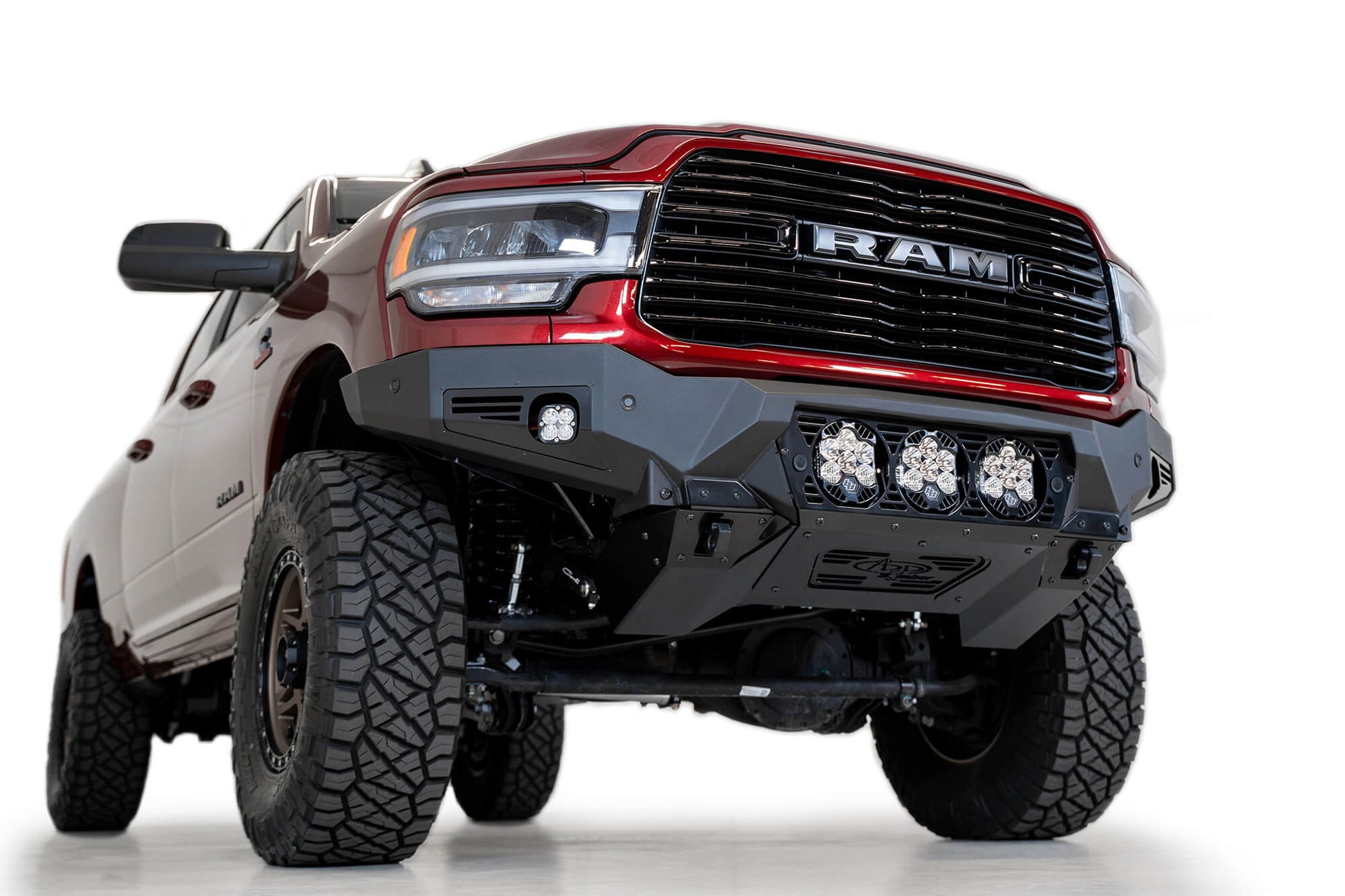 ADD F560014100103 2019 - 2023 Ram 2500/3500 Bomber Front Bumper (Baja Designs) - Rugged Truck Gear