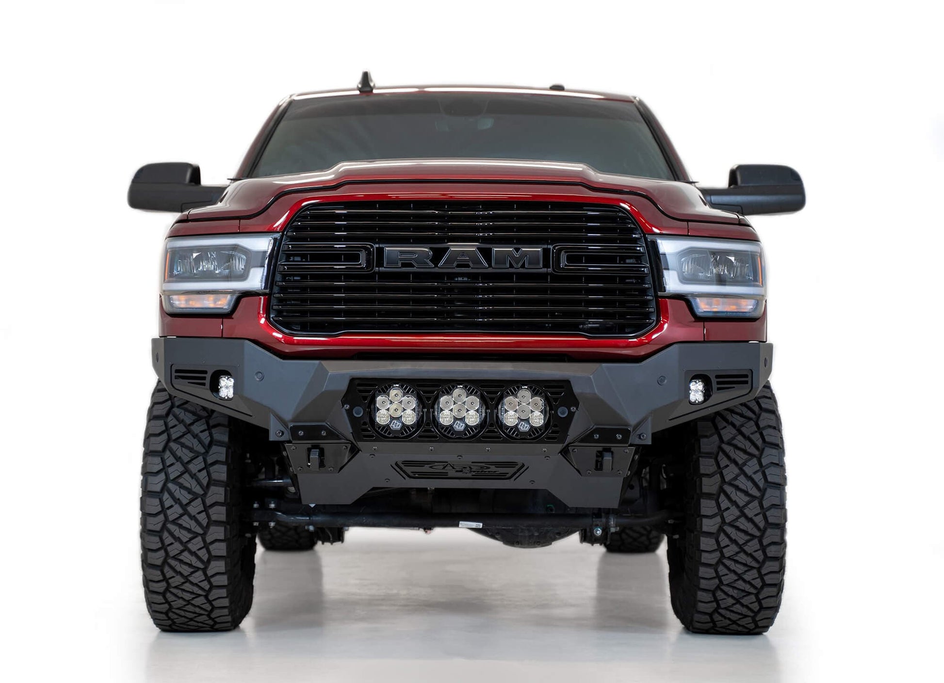 ADD F560014100103 2019 - 2023 Ram 2500/3500 Bomber Front Bumper (Baja Designs) - Rugged Truck Gear