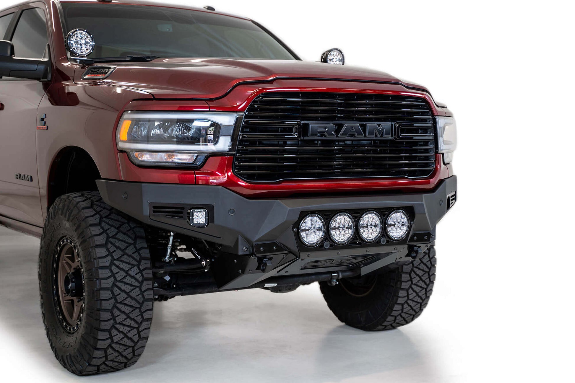 ADD F560014110103 2019 - 2023 Ram 2500/3500 Bomber Front Bumper (RIGID) - Rugged Truck Gear