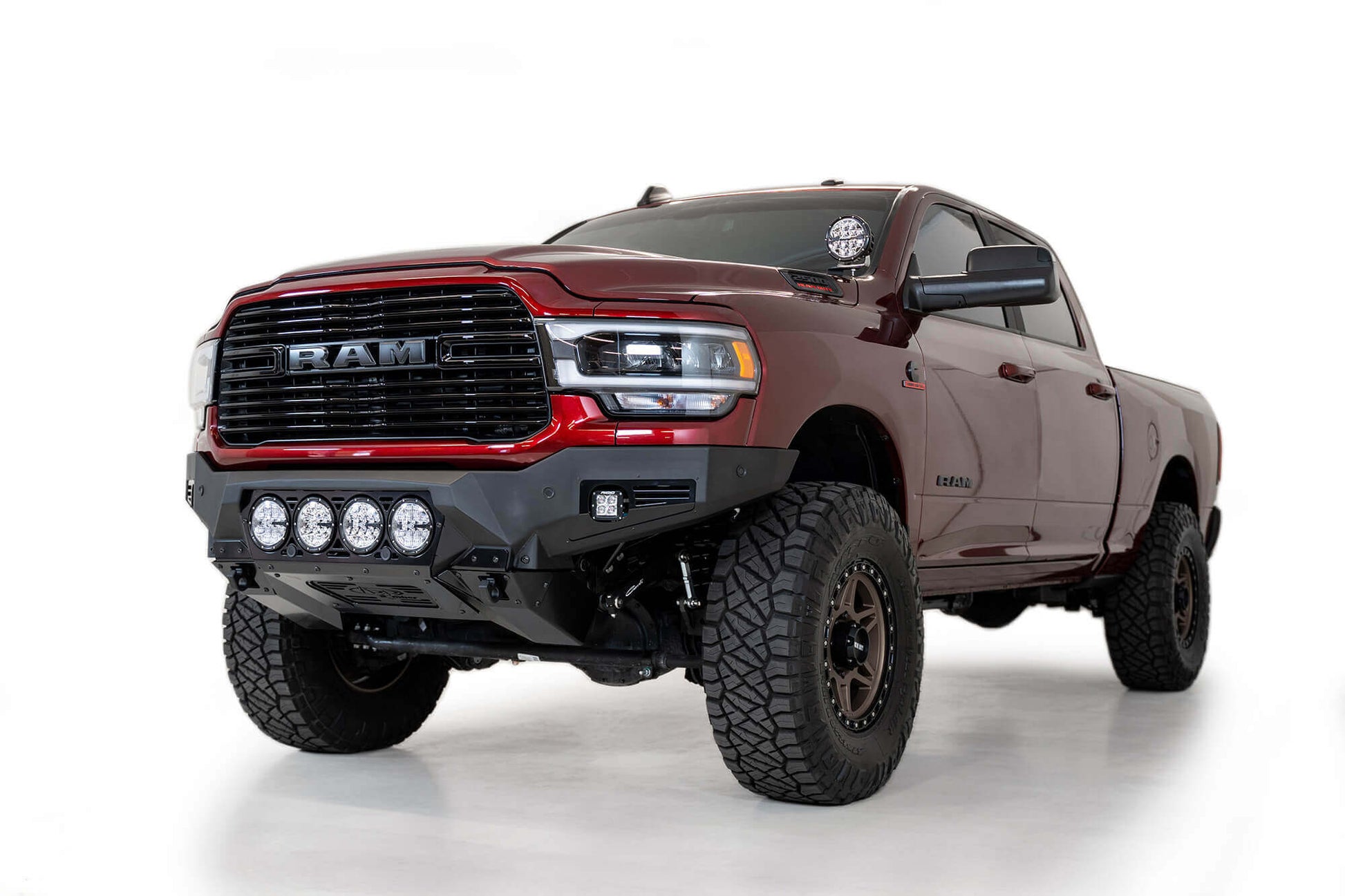 ADD F560014110103 2019 - 2023 Ram 2500/3500 Bomber Front Bumper (RIGID) - Rugged Truck Gear