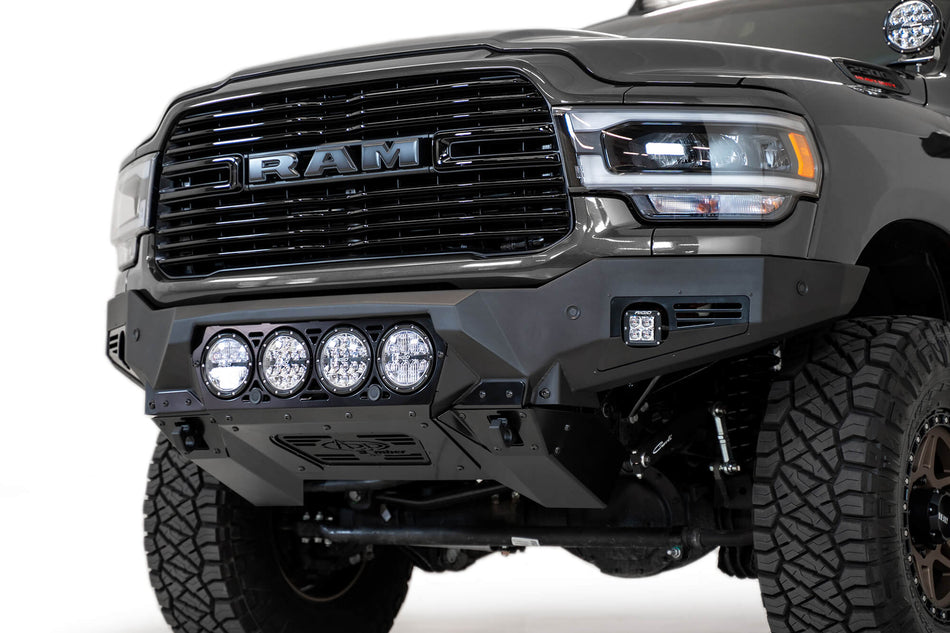 ADD F560014110103 2019 - 2023 Ram 2500/3500 Bomber Front Bumper (RIGID) - Rugged Truck Gear