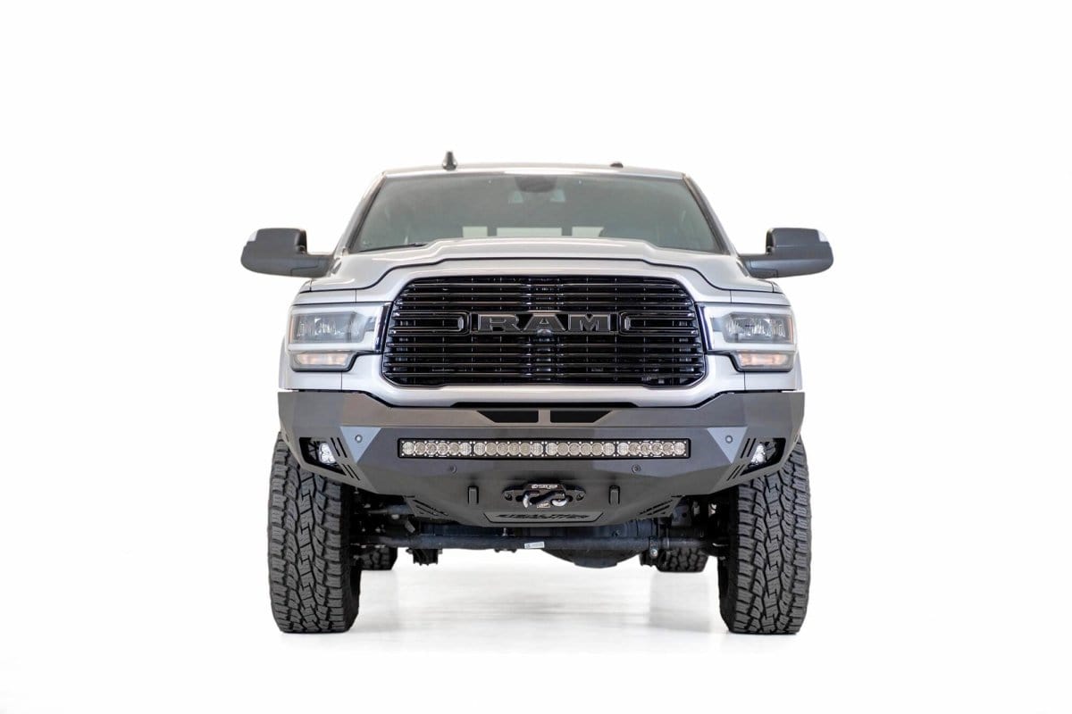 ADD F561423030103 2019 - 2023 Ram 2500/3500 Stealth Fighter Front Winch Bumper - Rugged Truck Gear