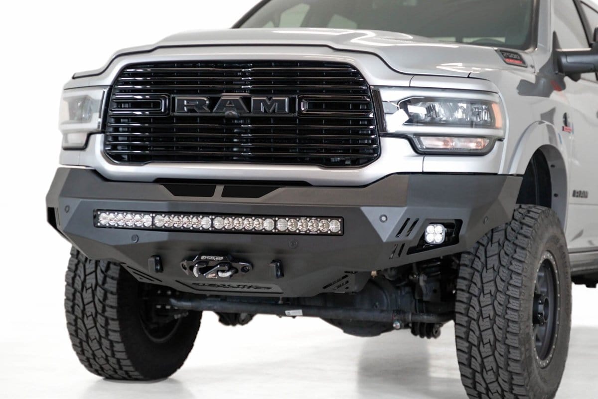 ADD F561423030103 2019 - 2023 Ram 2500/3500 Stealth Fighter Front Winch Bumper - Rugged Truck Gear