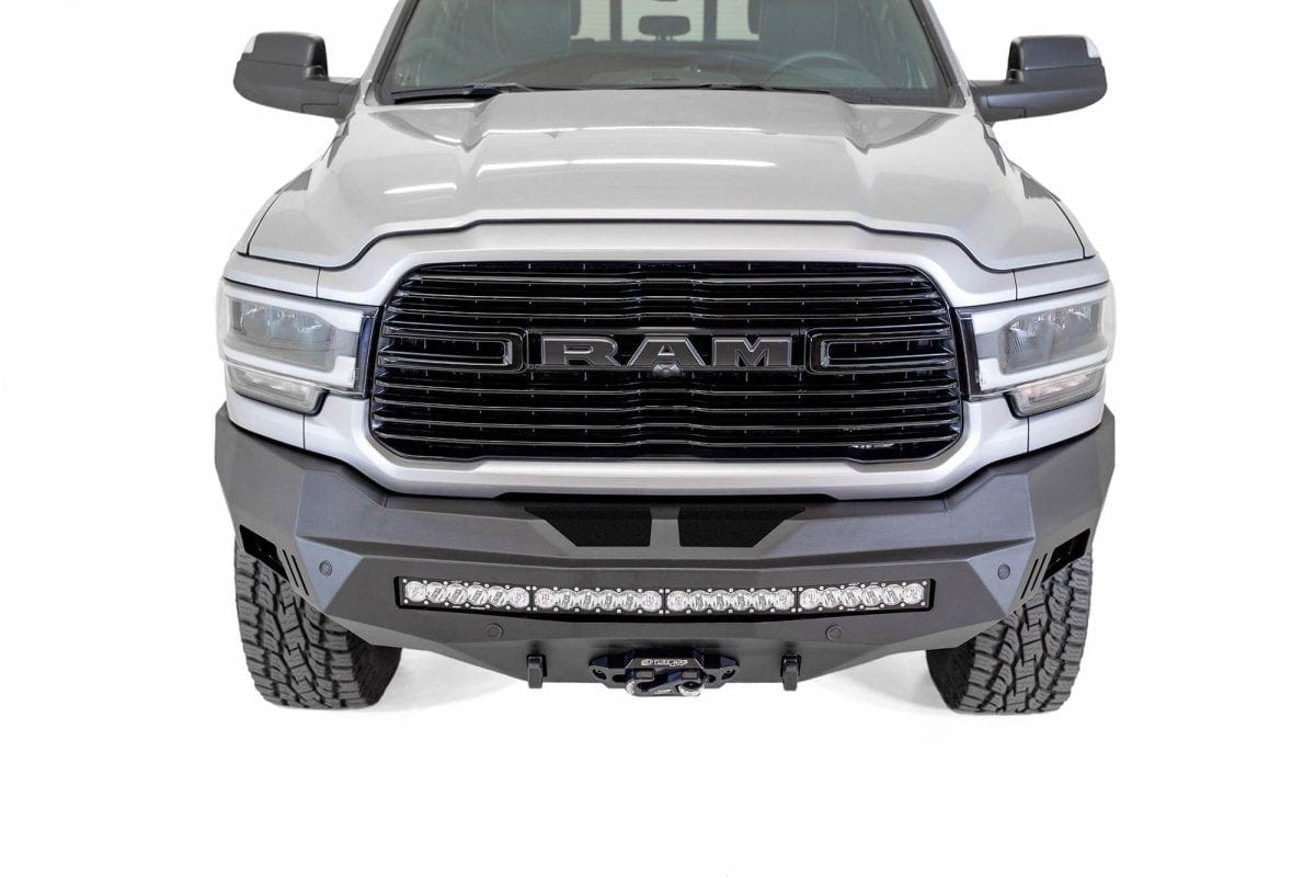 ADD F561423030103 2019 - 2023 Ram 2500/3500 Stealth Fighter Front Winch Bumper - Rugged Truck Gear