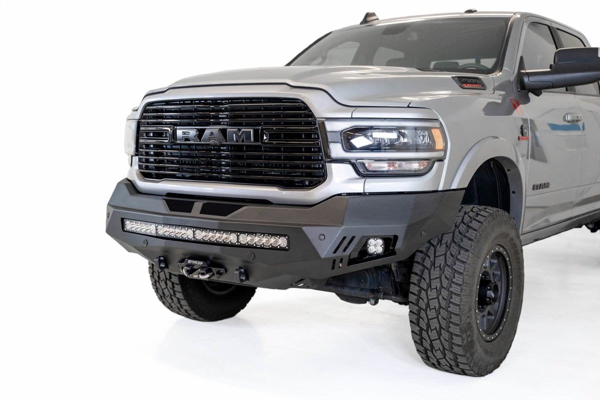 ADD F561423030103 2019 - 2023 Ram 2500/3500 Stealth Fighter Front Winch Bumper - Rugged Truck Gear