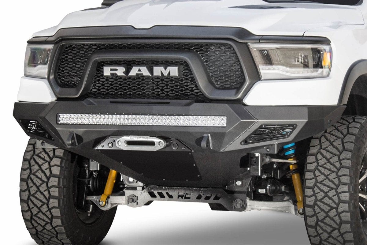 ADD F611422770103 2019 - 2023 Ram Rebel 1500 Stealth Fighter Front Winch Bumper - Rugged Truck Gear