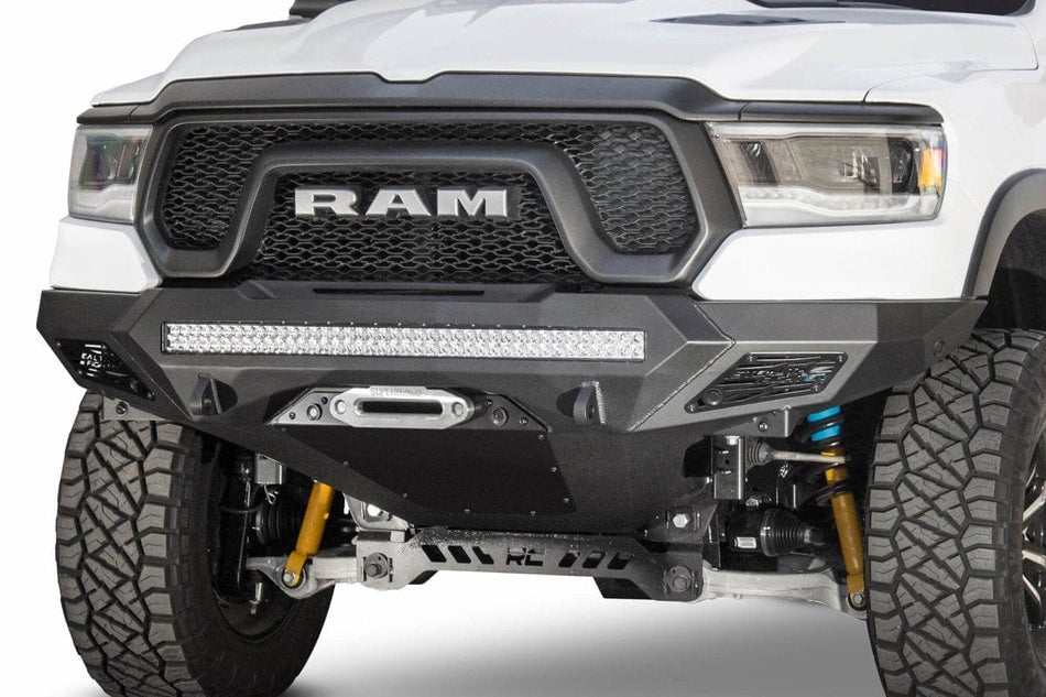 ADD F611422770103 2019 - 2023 Ram Rebel 1500 Stealth Fighter Front Winch Bumper - Rugged Truck Gear