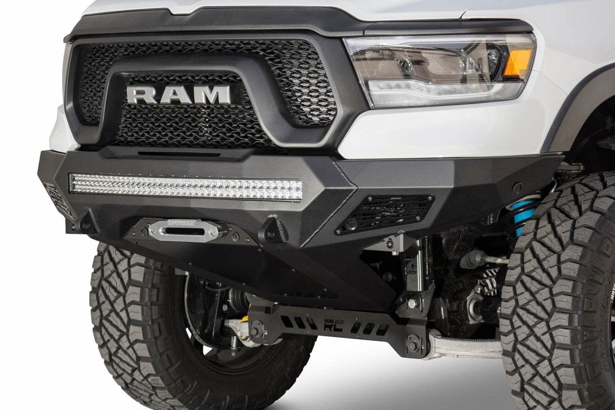 ADD F611422770103 2019 - 2023 Ram Rebel 1500 Stealth Fighter Front Winch Bumper - Rugged Truck Gear