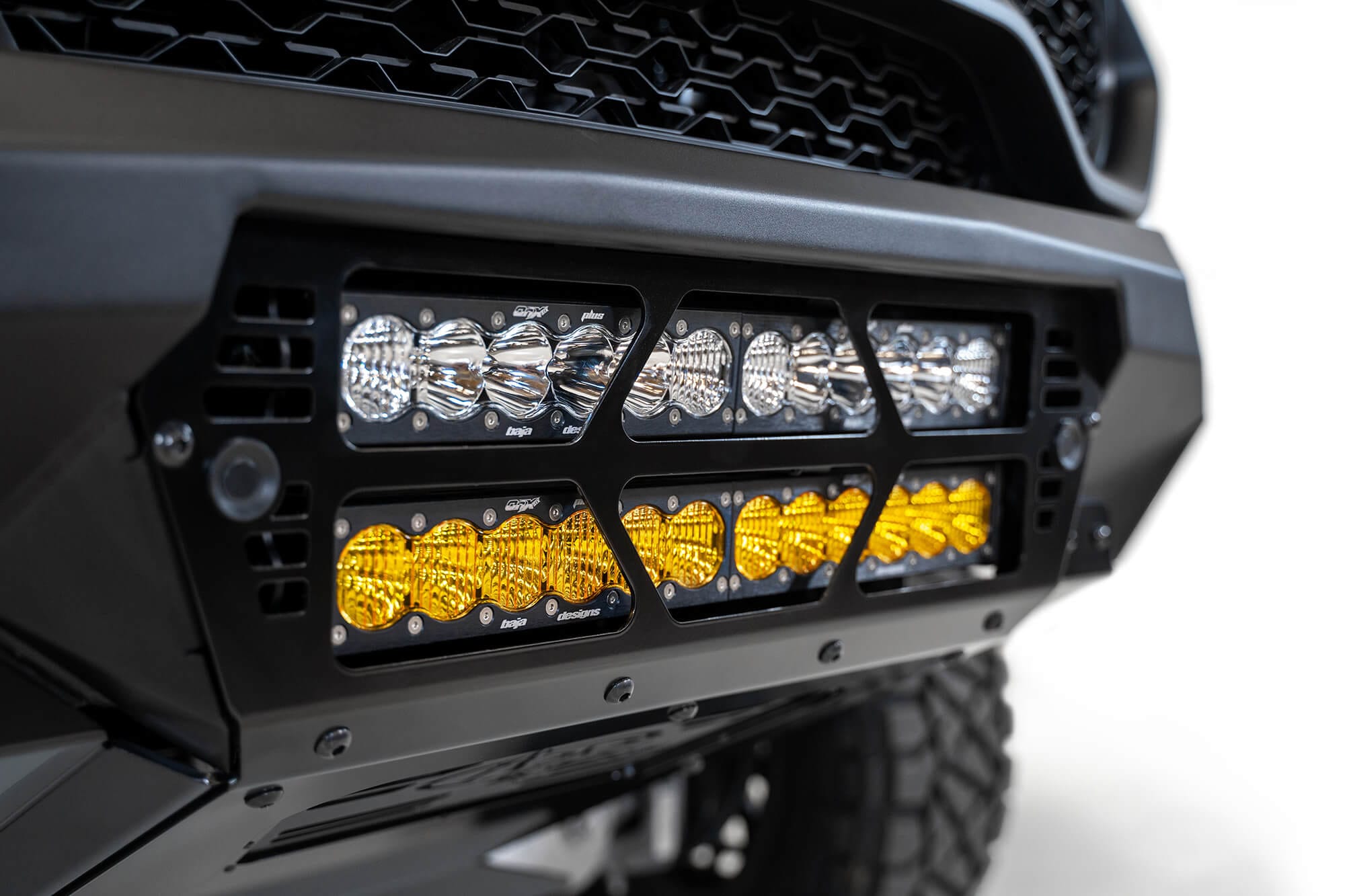 ADD F620012140103 2021 - 2023 Ram 1500 TRX Bomber Front Bumper (20 Inch Lights) - Rugged Truck Gear