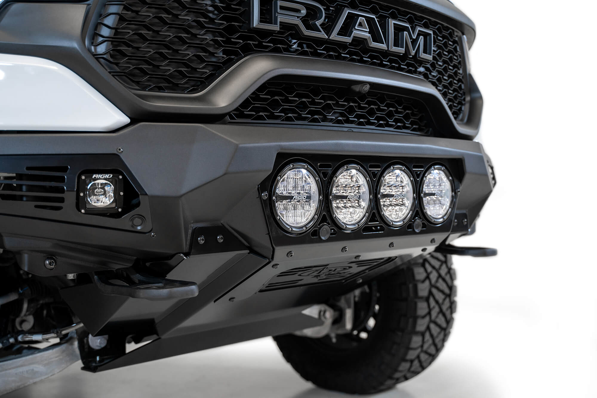 ADD F620014110103 2021 - 2023 Ram 1500 TRX Bomber Front Bumper (Rigid) - Rugged Truck Gear