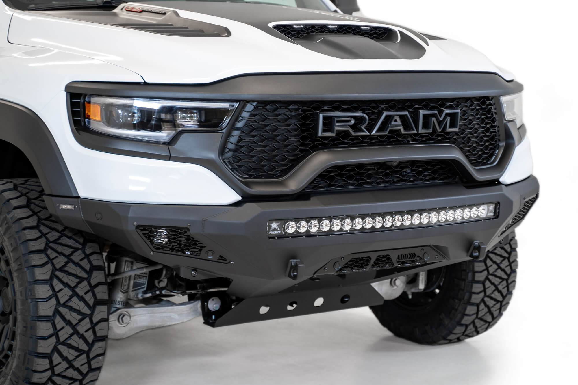 ADD F620153030103 2021 - 2024 Ram 1500 TRX Stealth Fighter Front Bumper - Rugged Truck Gear