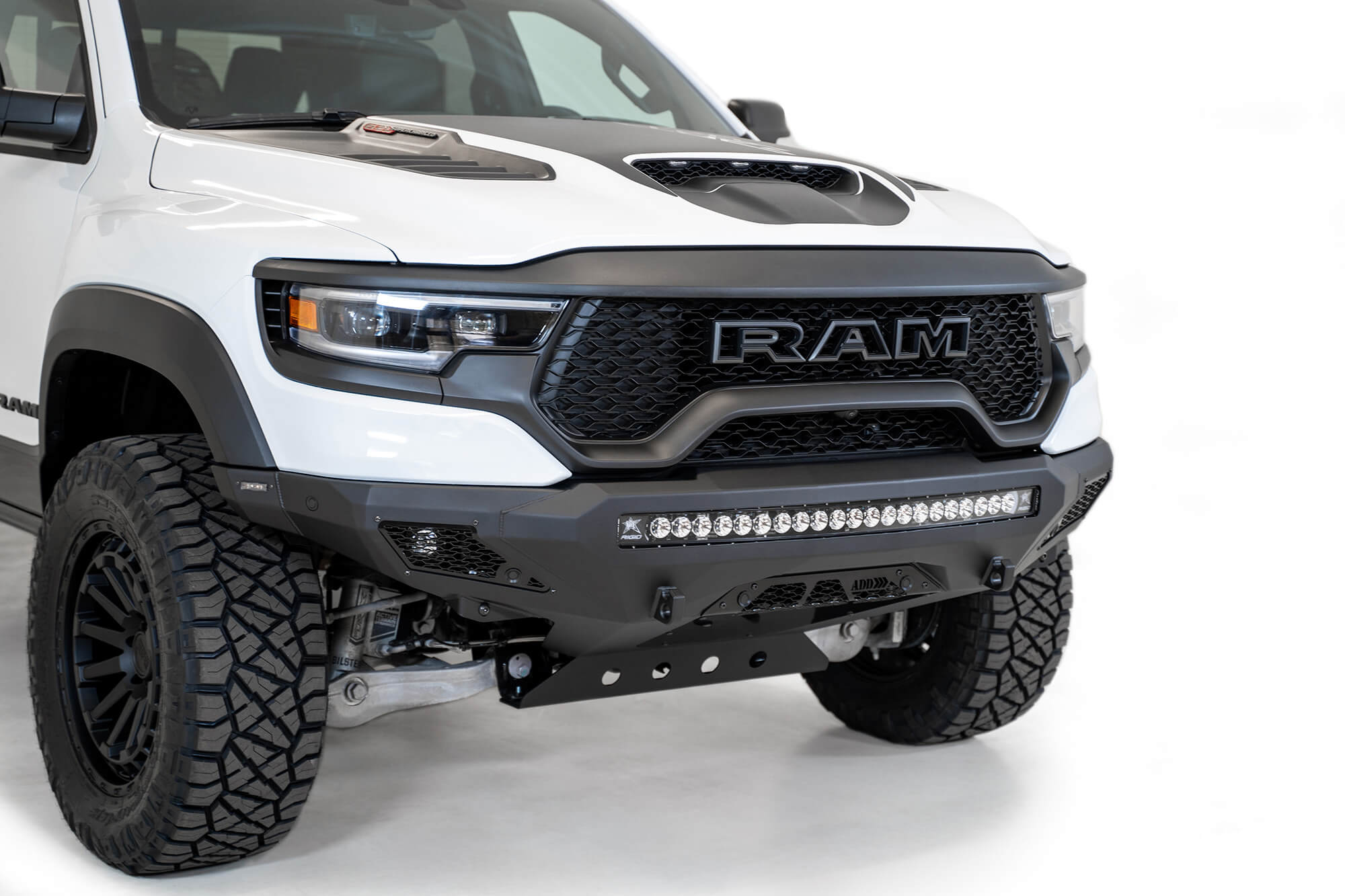 ADD F620153030103 2021 - 2024 Ram 1500 TRX Stealth Fighter Front Bumper - Rugged Truck Gear