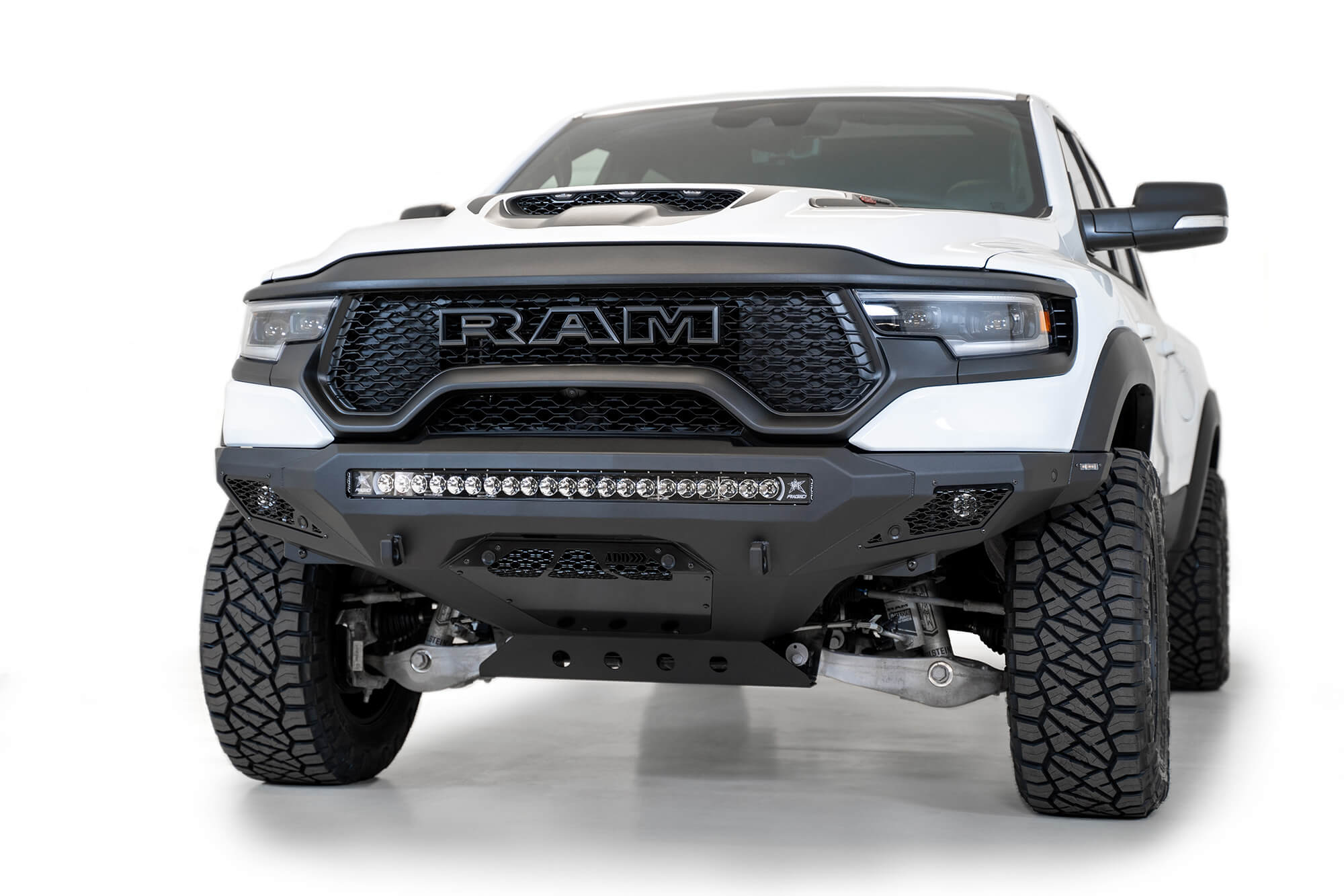 ADD F620153030103 2021 - 2024 Ram 1500 TRX Stealth Fighter Front Bumper - Rugged Truck Gear